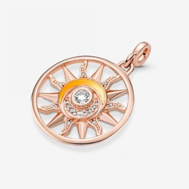 ME Rose Sun Power Medallion Pandora