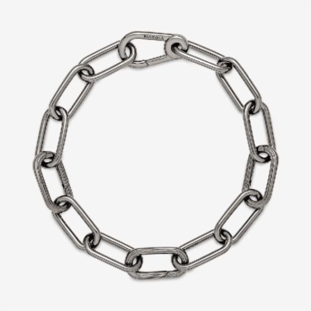 ME Ruthenium Gunmetal Link Pandora Chain Bracelet