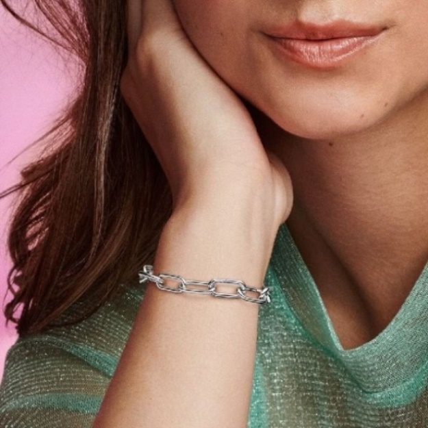ME Silver Link Chain Bracelet Pandora CA