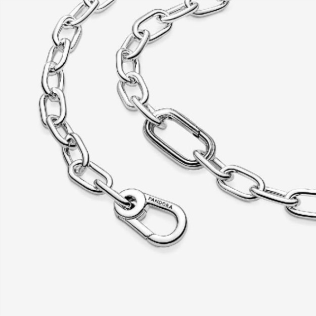 ME Silver Link Chain Necklace Pandora