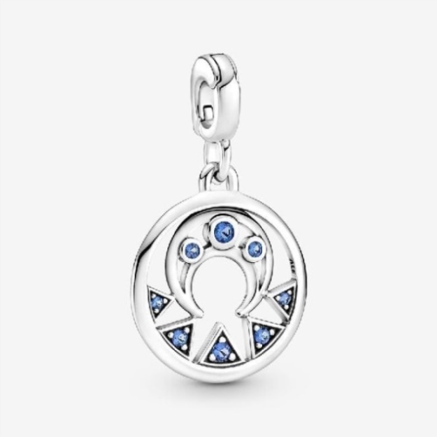 ME Silver Moon Power Medallion Charm Pandora