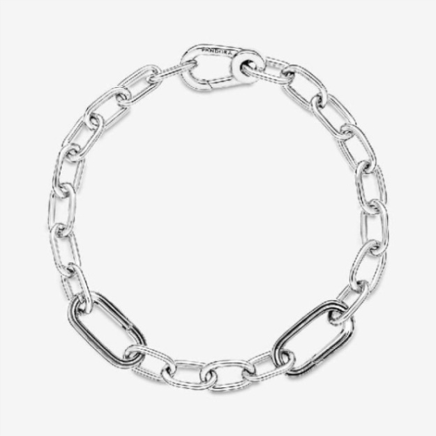 ME Silver Small Link Pandora Chain Bracelet