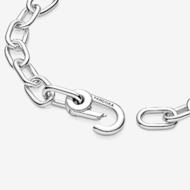 ME Silver Small Link Pandora Chain Bracelet