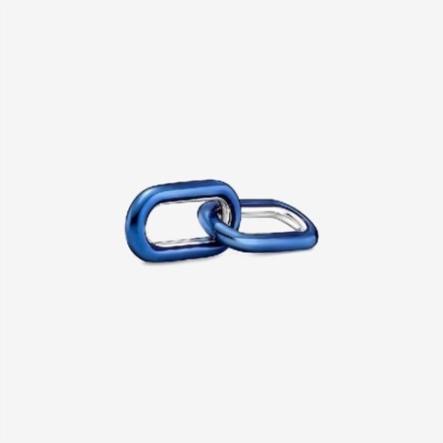ME Styling Electric Blue Double Chain Link Pandora