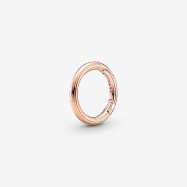 ME Styling Rose Gold Round Chain Link Connector Pandora