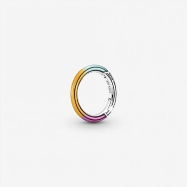 ME Tie-Dye Styling Round Connector Pandora