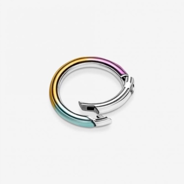 ME Tie-Dye Styling Round Connector Pandora