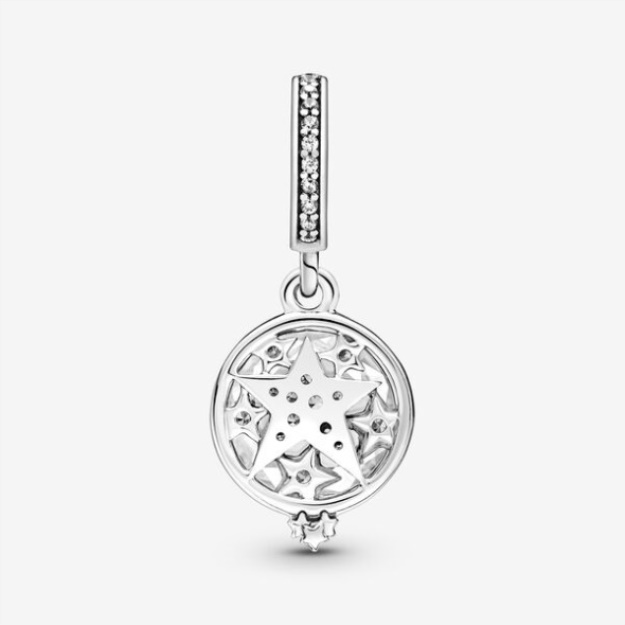 Magnified Star Double Dangle Charm-Final Sale Pandora