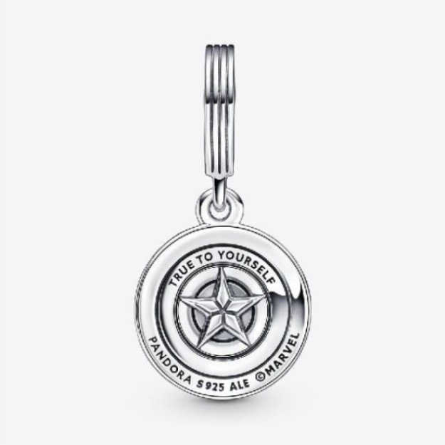 Marvel The Avengers Captain America\s Shield Dangle Charms Pandora
