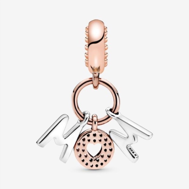 Mom Letters Dangle Charm Pandora