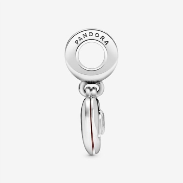 Mom Script Heart Dangle Charm Pandora