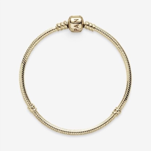Moments 14kt Gold Snake Chain Bracelet Pandora