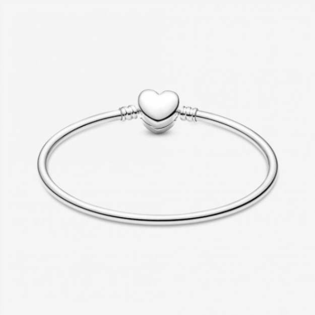 Moments Brand Pandora Entwined Infinite Hearts Clasp Bangle