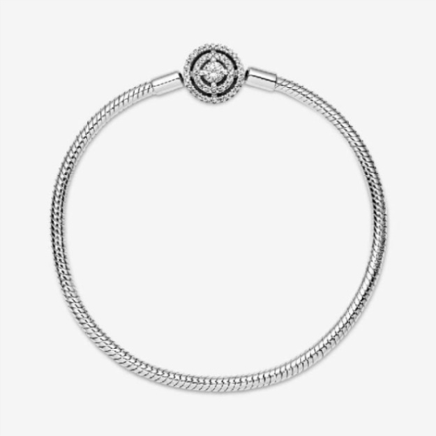 Moments Halo Snake Chain Bracelet Pandora