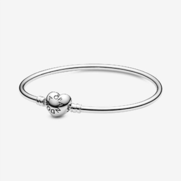 Moments Heart Clasp Bangle Pandora
