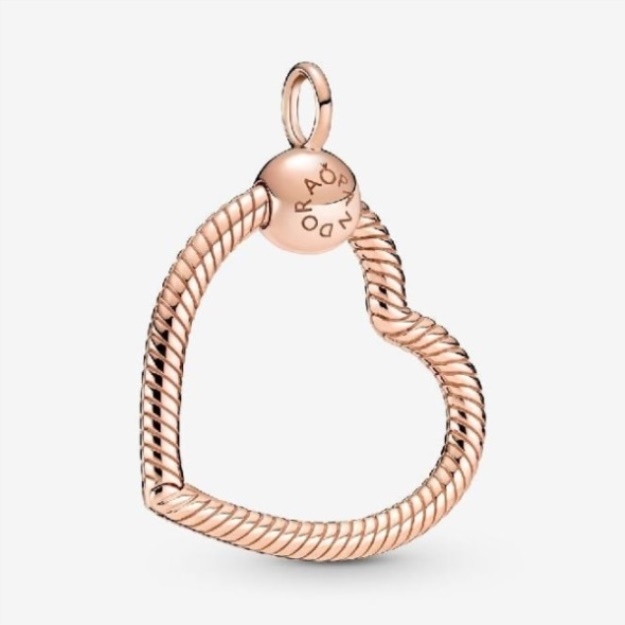 Moments Rose Heart Charm Pendant Pandora