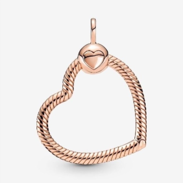 Moments Rose Heart Charm Pendant Pandora