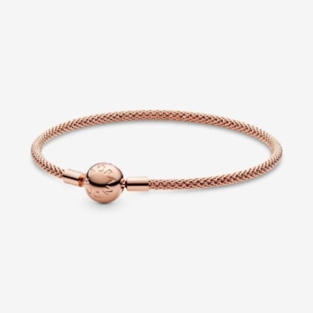 Moments Rose Mesh Bangle Pandora
