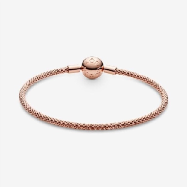 Moments Rose Mesh Bangle Pandora