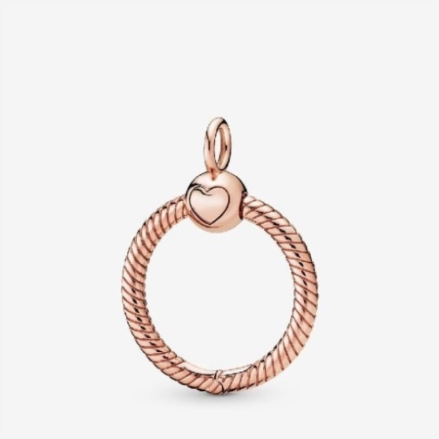 Moments Rose Small O Pendant Pandora