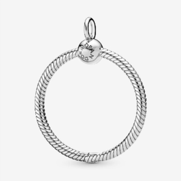 Moments Silver Medium O Pendant Pandora