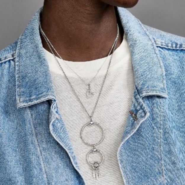 Moments Silver Medium O Pendant Pandora