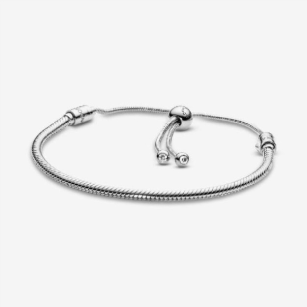 Moments Snake Chain Slider Bracelet Pandora