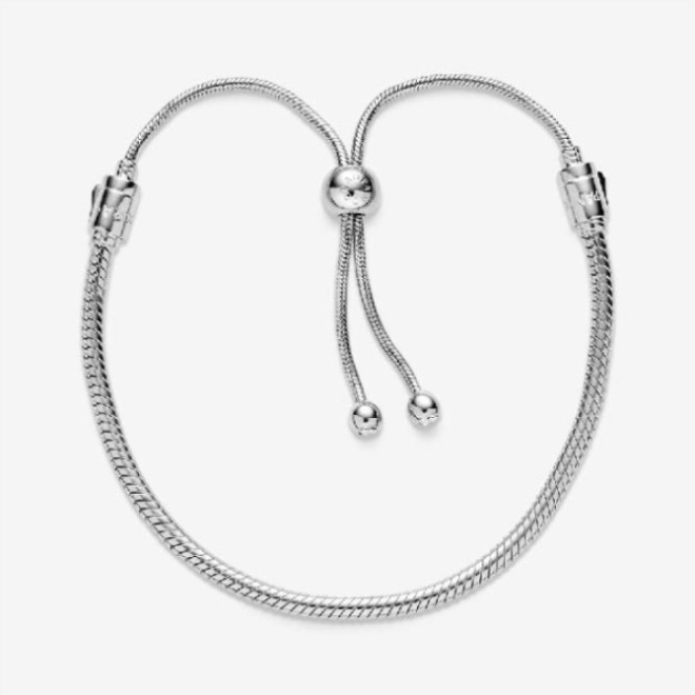 Moments Snake Chain Slider Bracelet Pandora