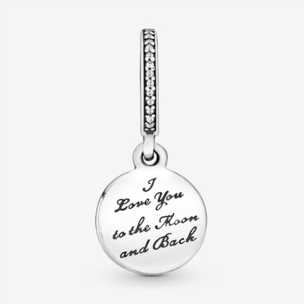 Moon Blue Sky Dangle Charm Pandora