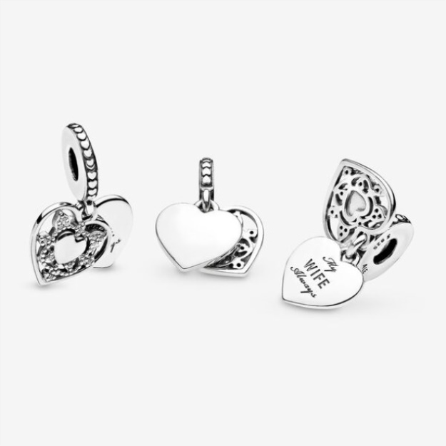 My Wife Always Heart Dangle Charm Pandora