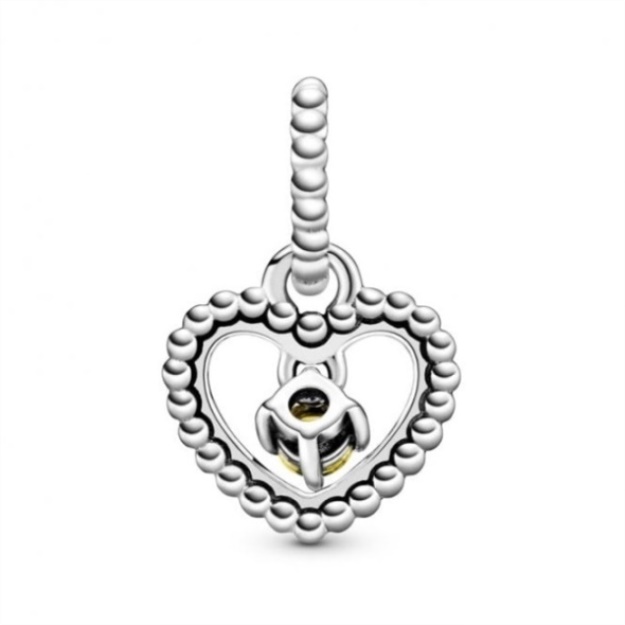 November Birthstone Heart Dangle Charms Pandora
