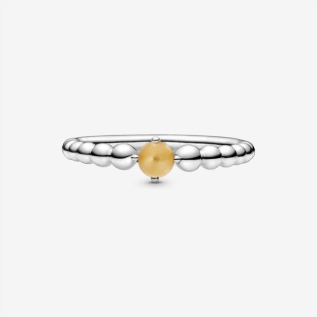November Honey Beaded Ring Pandora