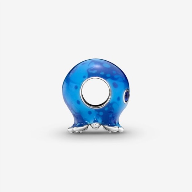 Ocean Bubbles Waves Octopus Charm Pandora
