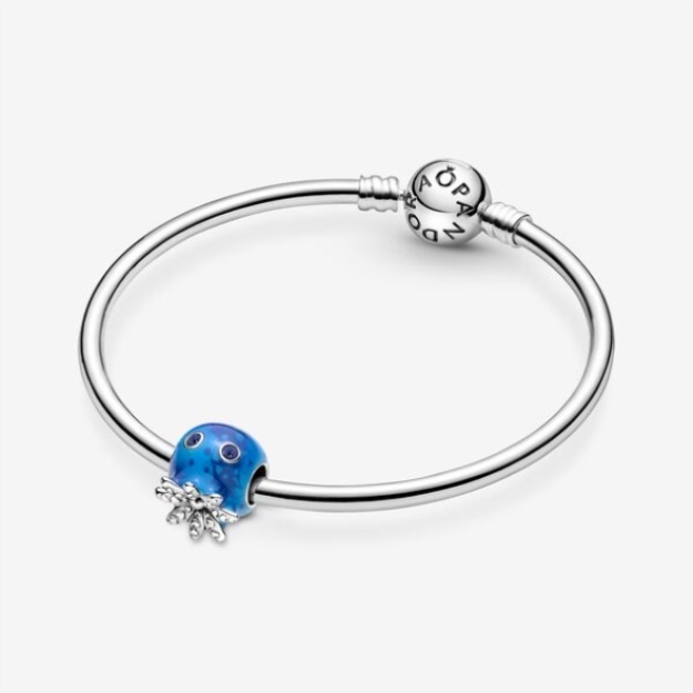 Ocean Bubbles Waves Octopus Charm Pandora