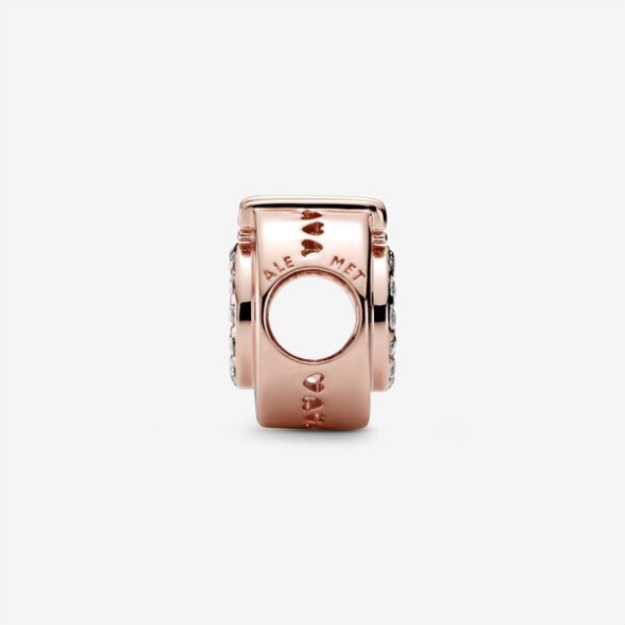 Open Center Pave Crown O Charm Pandora