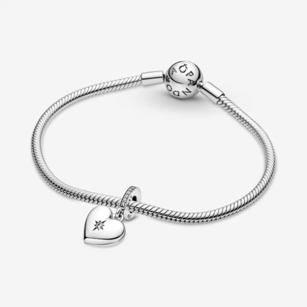 Openable Heart Locket Dangle Charm Pandora