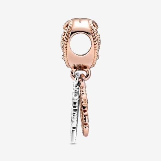 Openwork Heart  Two Feathers Dreamcatcher Charms Pandora