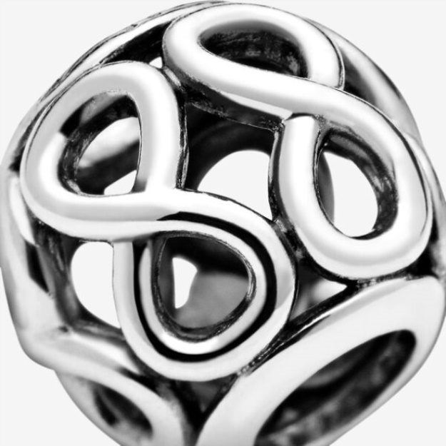 Openwork Infinity Charm Pandora Sterling Silver