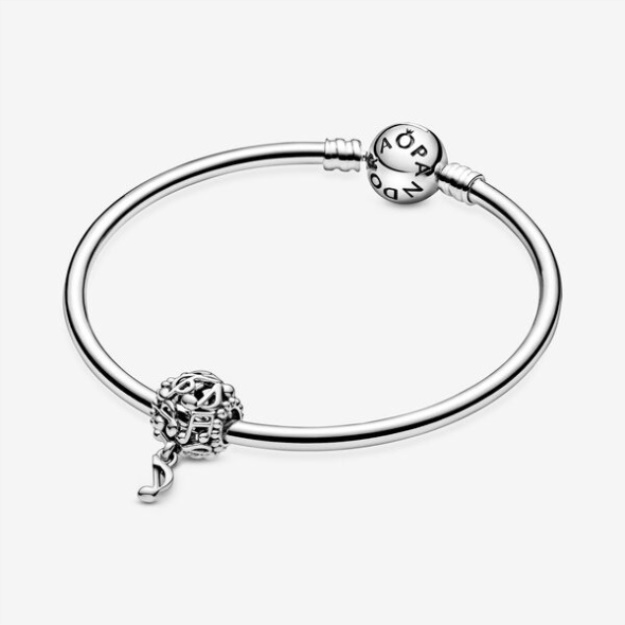 Openwork Music Notes Charm Pandora