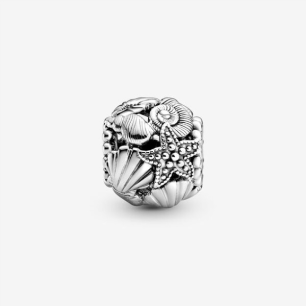 Openwork Starfish Shells Hearts Charm Pandora