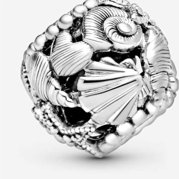 Openwork Starfish Shells Hearts Charm Pandora