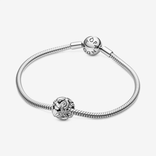Openwork Starfish Shells Hearts Charm Pandora