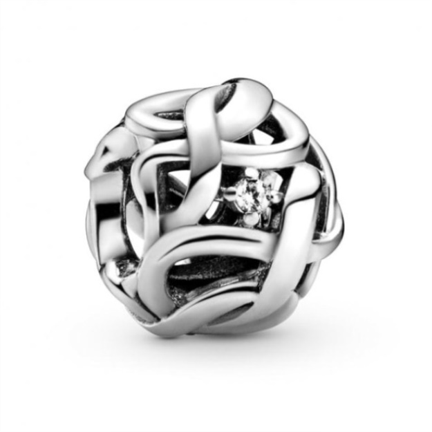 Openwork Woven Infinity Charms Pandora