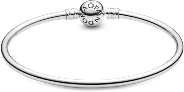 PANDORA Jewelry Bangle Charm Sterling Silver Bracelet