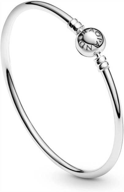 PANDORA Jewelry Bangle Charm Sterling Silver Bracelet