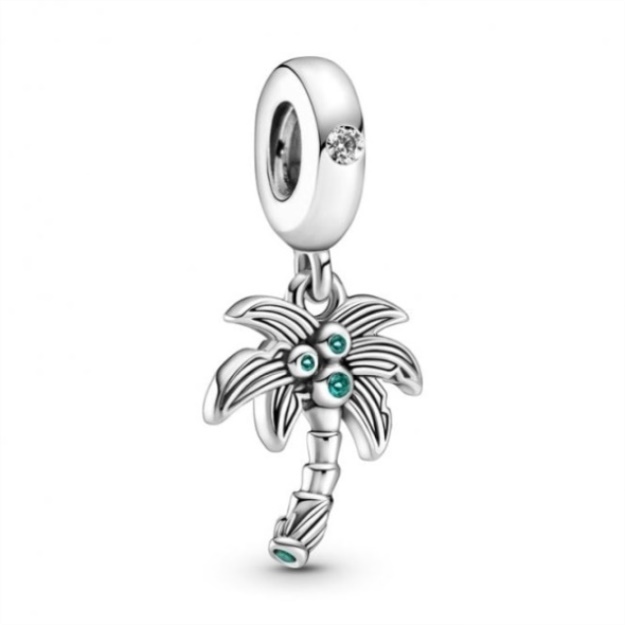 Palm Tree  Coconuts Dangle Charms Pandora