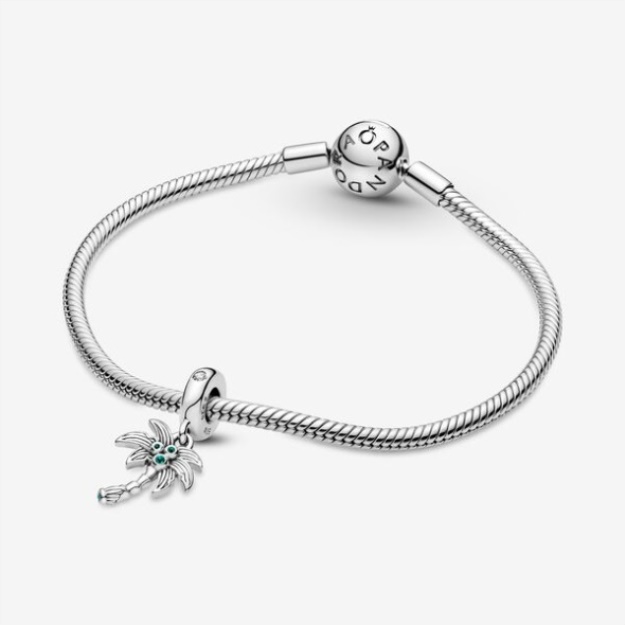 Palm Tree Coconuts Dangle Charm Pandora