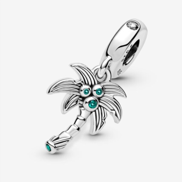 Palm Tree Coconuts Dangle Charm Pandora