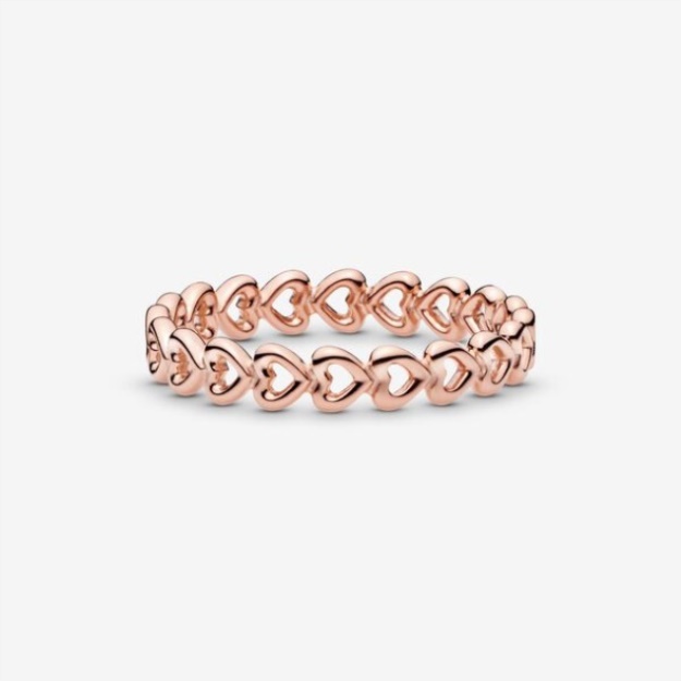 Pandora Band Of Hearts Ring