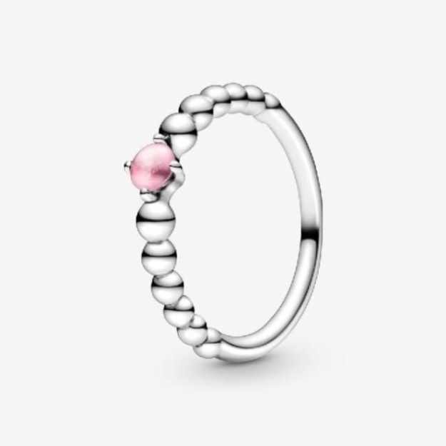 Pandora Brand October Birthstone Beaded Ring